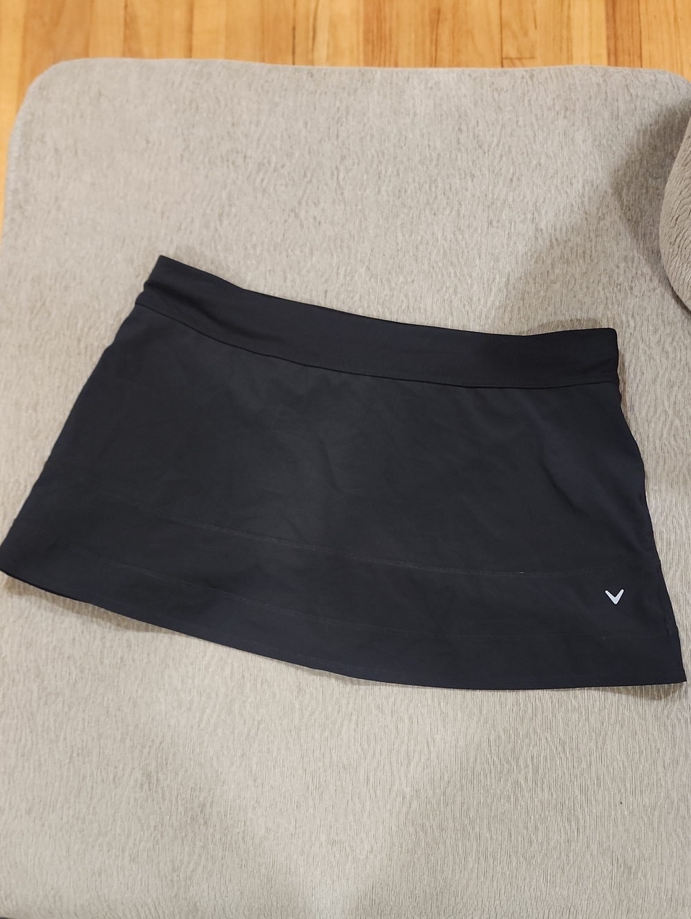Callaway Black Athletic Golf Skort with Subtle Logo Size XL